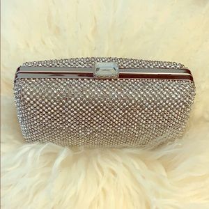 SONDRA ROBERTS CLUTCH WITH RHINESTONES